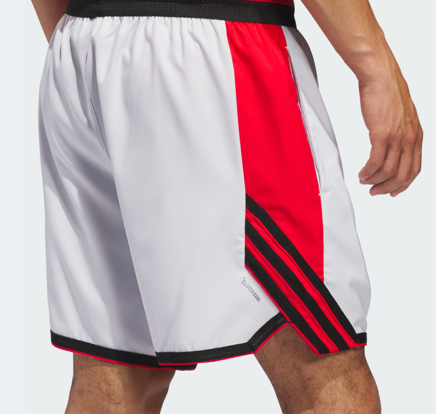 AA-L30 (Adidas crazy lite shorts dash grey/pure ruby) 22694089