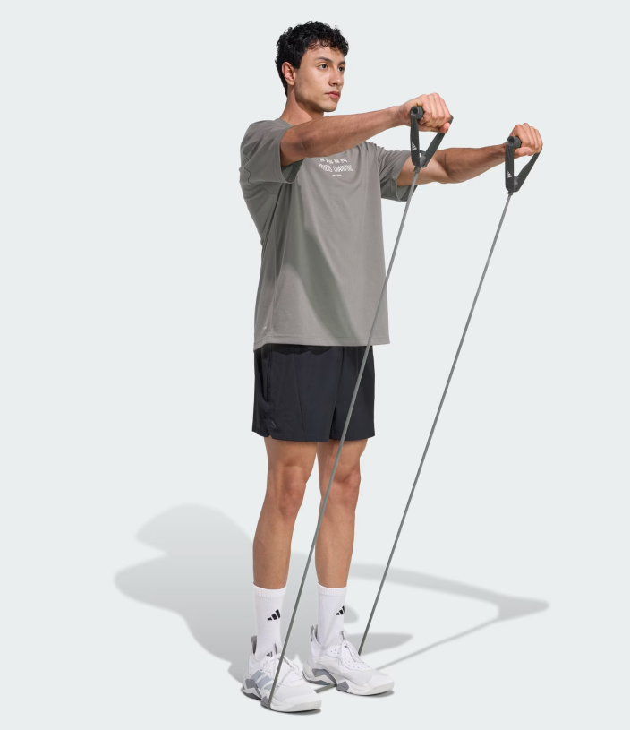 AA-M30 (Adidas climacool power training graphic t-shirt charcoal) 22692646