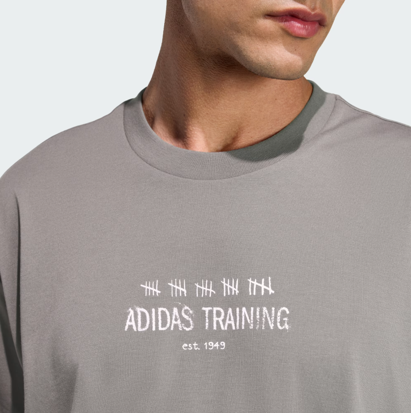 AA-M30 (Adidas climacool power training graphic t-shirt charcoal) 22692646