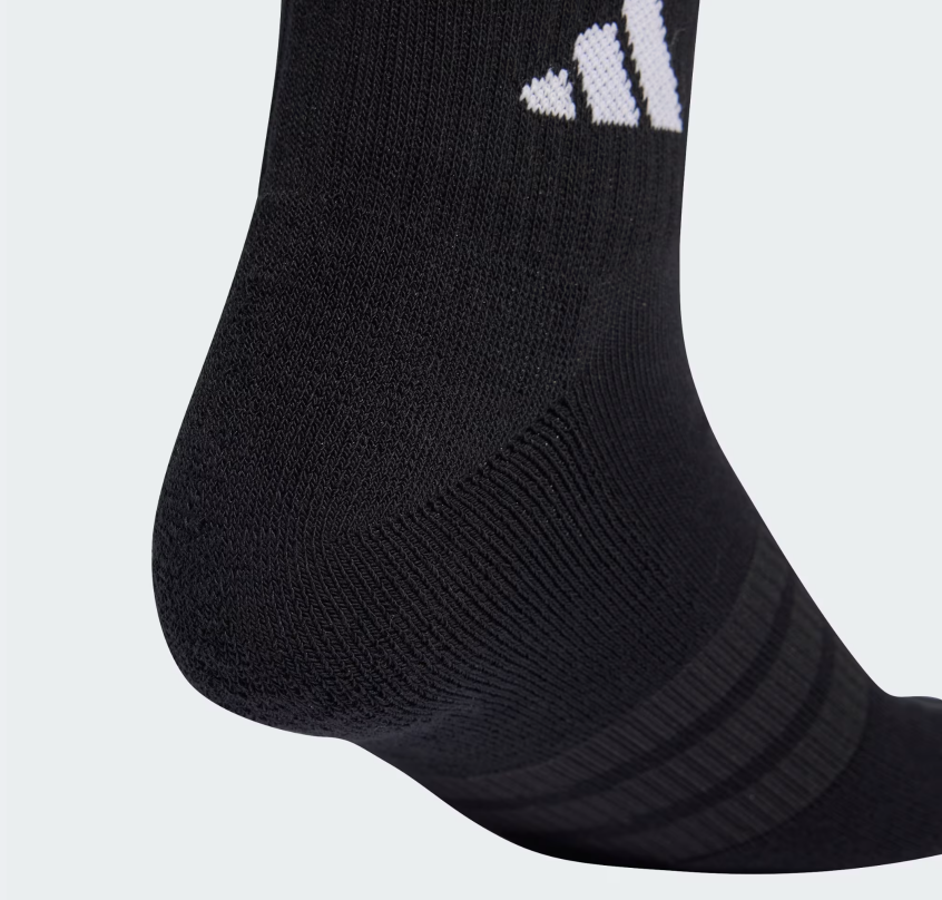 AA-N30 (Adidas cushioned sportswear ankle socks 3 pair pack black/white) 22691203