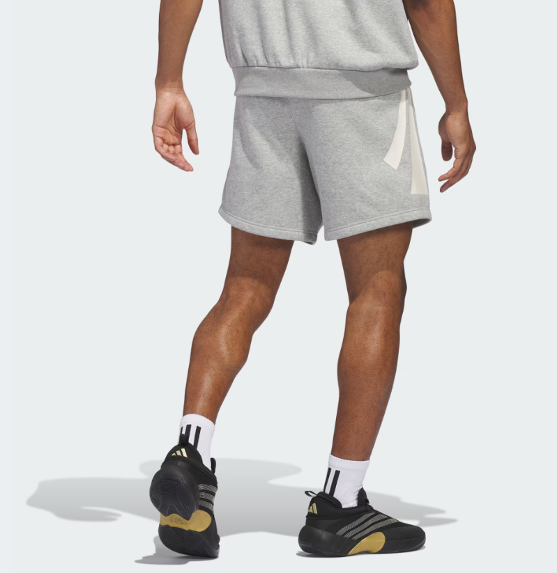 AA-U30 (Adidas short 3 stripe shorts medium grey heather) 22696251