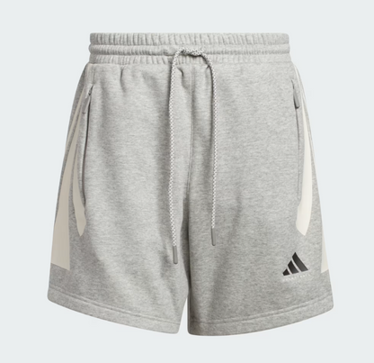 AA-U30 (Adidas short 3 stripe shorts medium grey heather) 22696251
