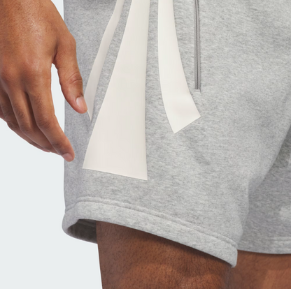 AA-U30 (Adidas short 3 stripe shorts medium grey heather) 22696251
