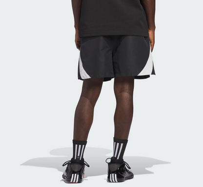 AA-V30 (Adidas basket ball woven shorts black/pure ruby) 22696251