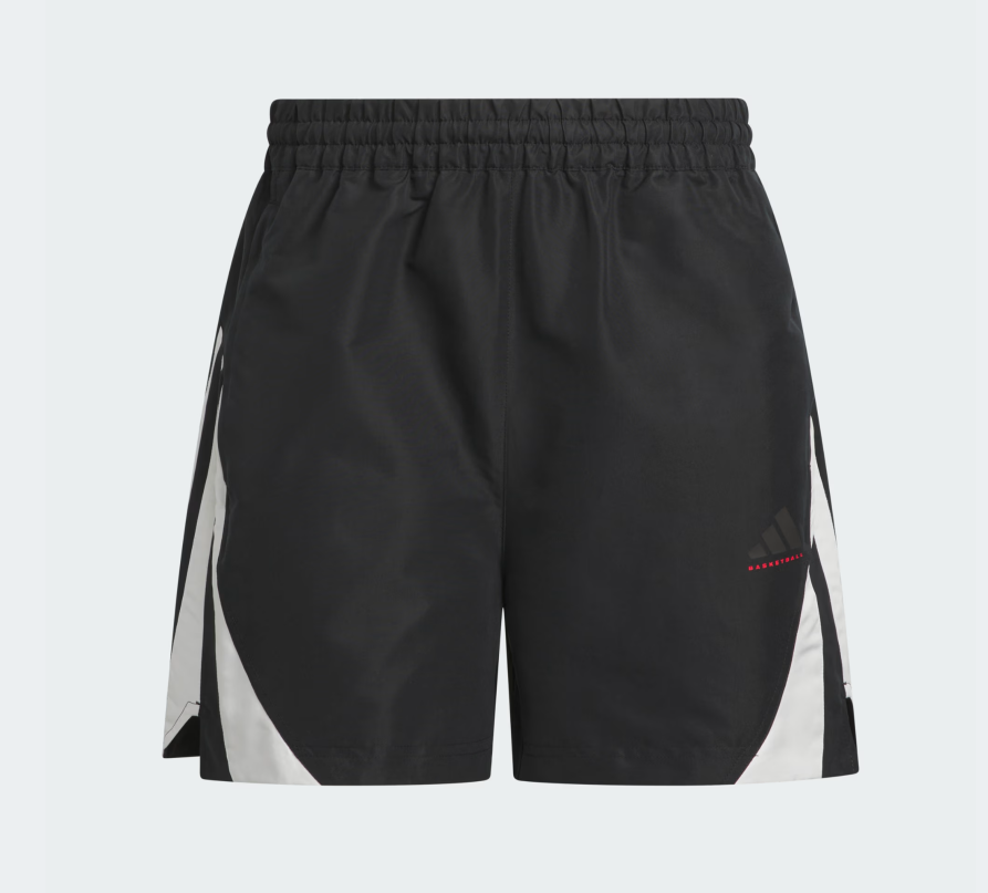AA-V30 (Adidas basket ball woven shorts black/pure ruby) 22696251