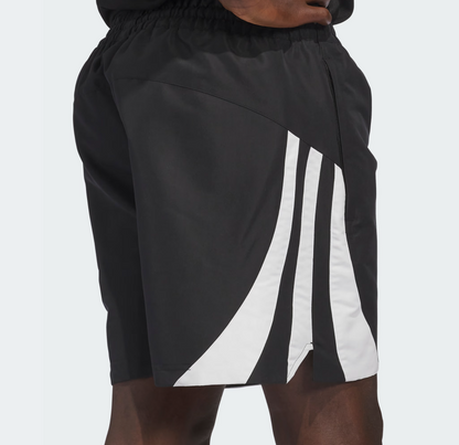 AA-V30 (Adidas basket ball woven shorts black/pure ruby) 22696251