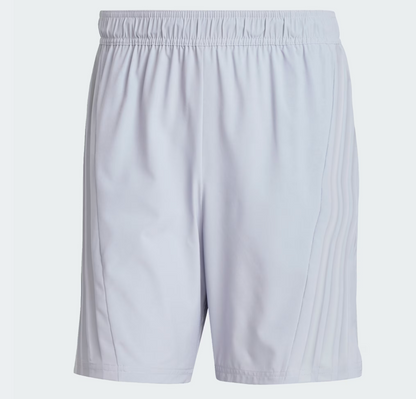 AA-Y30 (Adidas designed for training 3-stripes shorts halo silver) 32693849