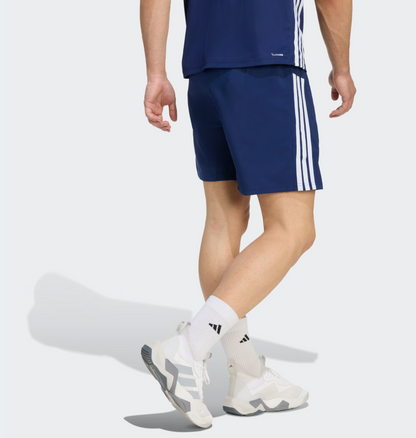 AA-A31 (Adidas workout essentials base 3 stripes woven shorts dark blue/white) 32692646