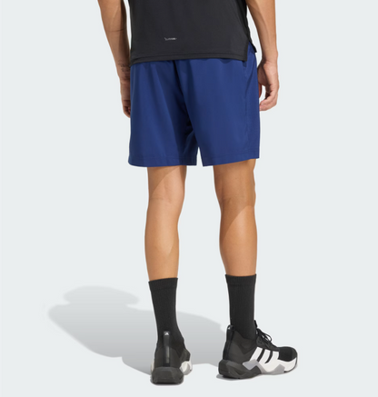 AA-G31 (Adidas workout essentials base woven shorts dark blue/white) 32692646