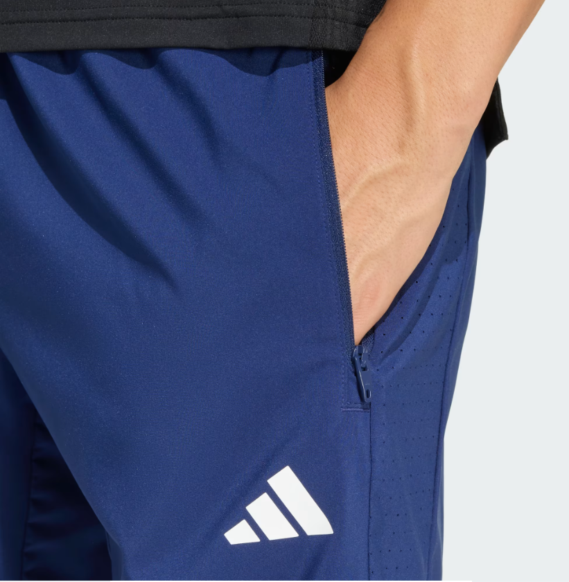 AA-G31 (Adidas workout essentials base woven shorts dark blue/white) 32692646