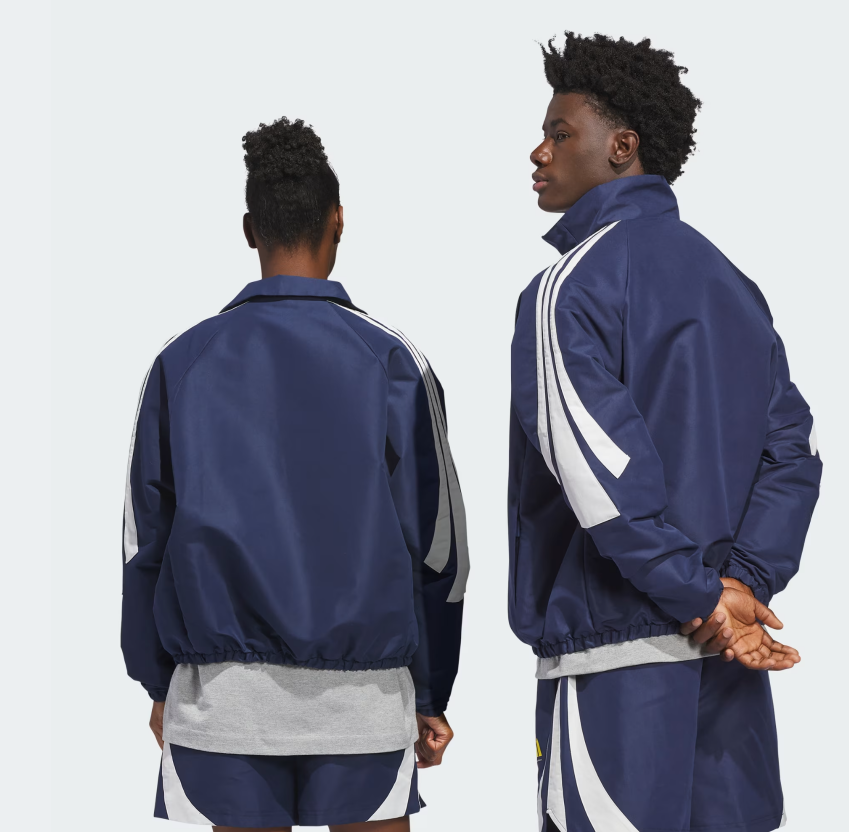 AA-J31 (Adidas basketball woven track jacket night indigo/white) 326910580