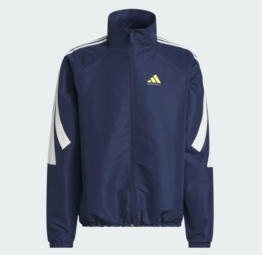 AA-J31 (Adidas basketball woven track jacket night indigo/white) 326910580