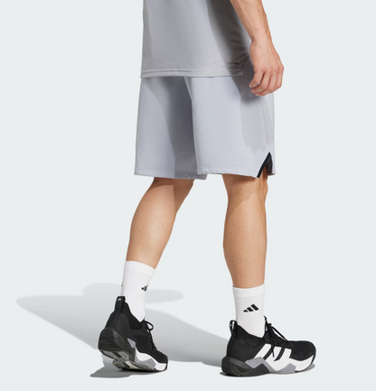 AA-K31 (Adidas designed for training knit shorts halo silver) 32694808