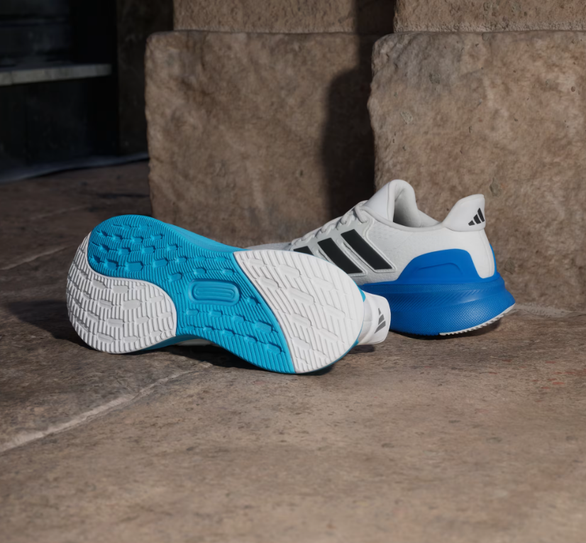 A-T72 (Adidas ultrarun 5 running shoes crystal white/black/blue) 32697214