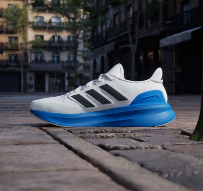 A-T72 (Adidas ultrarun 5 running shoes crystal white/black/blue) 32697214
