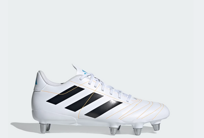 A-V72 (Adidas kakari soft ground rugby boots pure orange/white/black) 32696735
