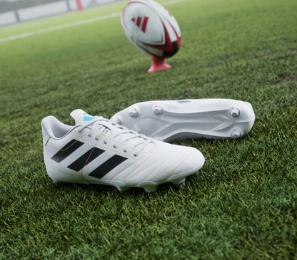 A-V72 (Adidas kakari soft ground rugby boots pure orange/white/black) 32696735