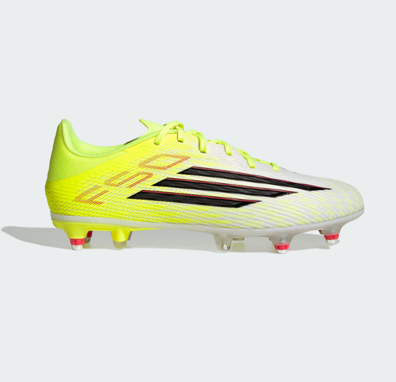 A-W72 (Adidas F50 league soft ground boots team solar yellow/black/lucid red) 32697694