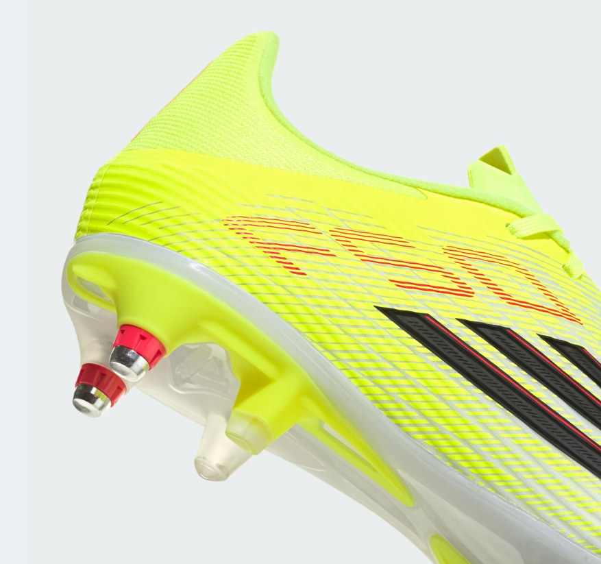 A-W72 (Adidas F50 league soft ground boots team solar yellow/black/lucid red) 32697694