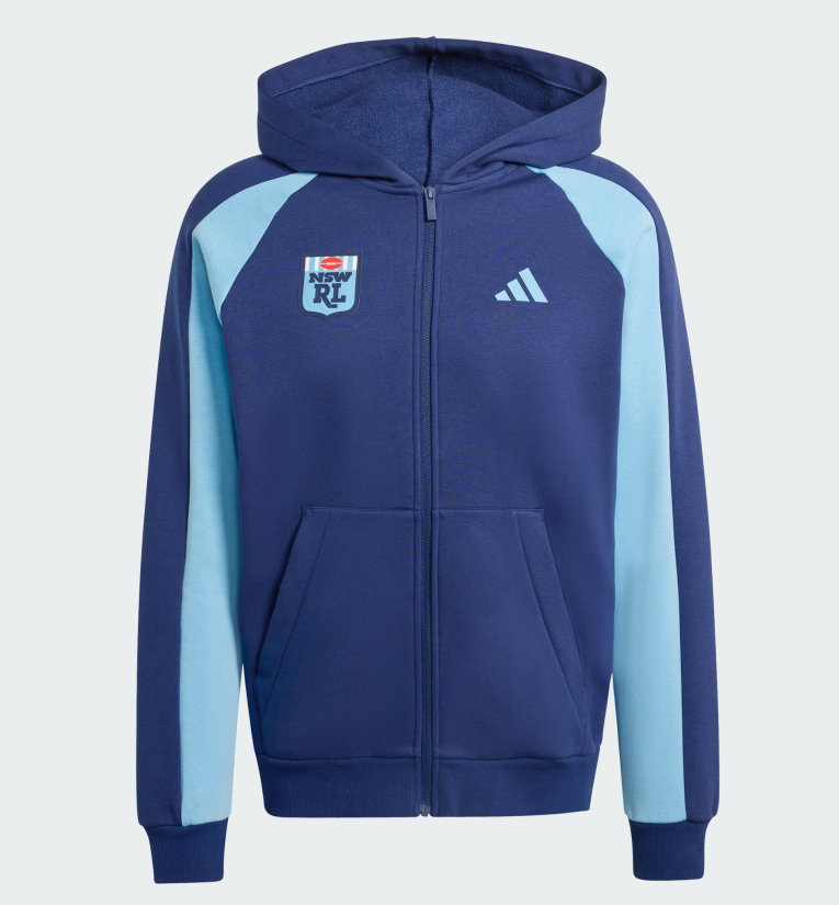 AA-R31 (Adidas new south wales colourblock full zip hoodie dark blue) 32695457