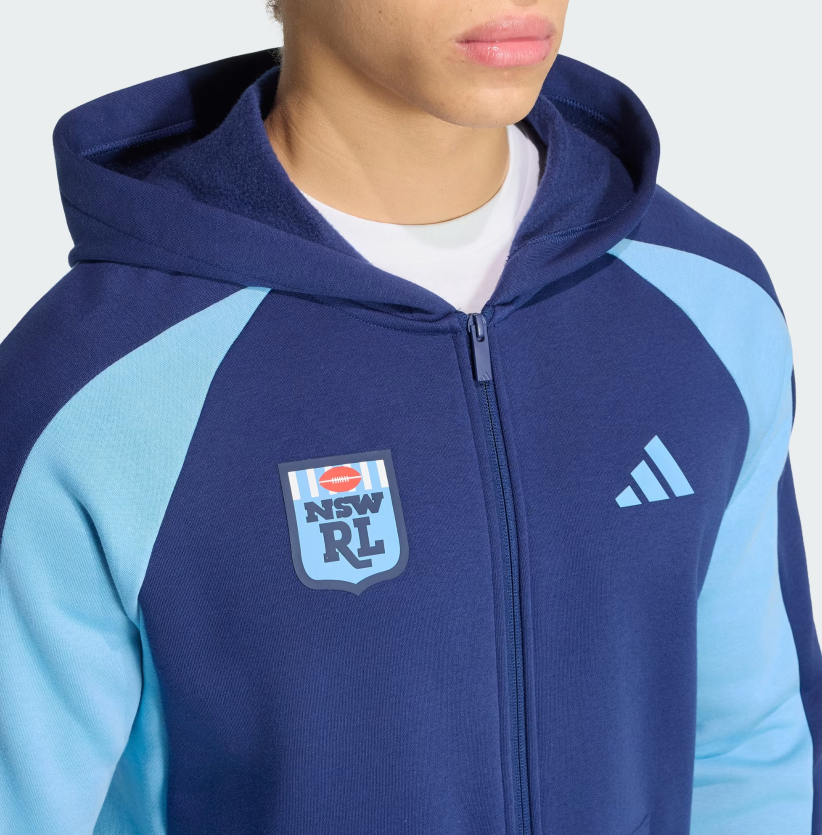 AA-R31 (Adidas new south wales colourblock full zip hoodie dark blue) 32695457