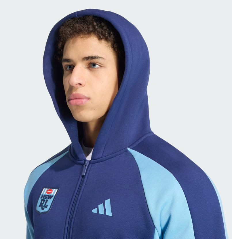 AA-R31 (Adidas new south wales colourblock full zip hoodie dark blue) 32695457