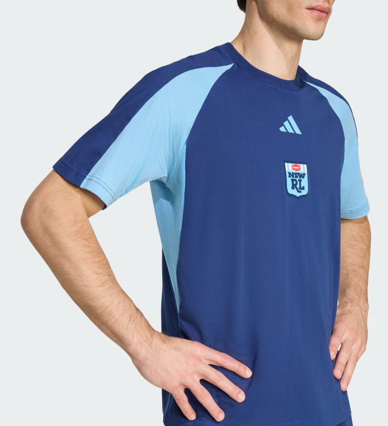 AA-T31 (Adidas new south wales colour block t-shirt dark blue) 32692956