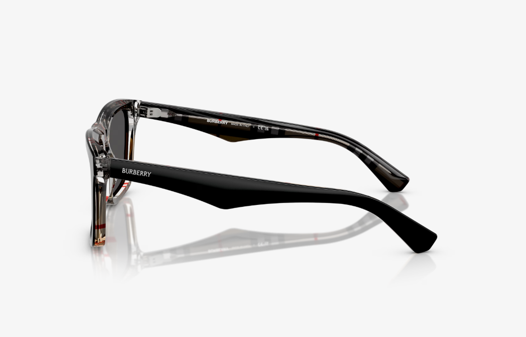 BB-E (Burberry sunglasses top black vintage frame/dark grey lenses) 326917635