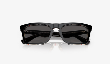 BB-E (Burberry sunglasses top black vintage frame/dark grey lenses) 326917635