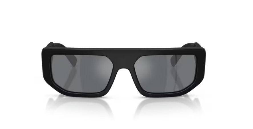 DG-D (Dolce & Gabana black matte frame/light grey mirror lenses) 326919311