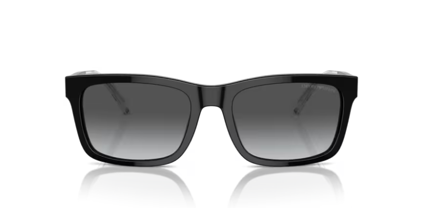 EA-B (Emporio armani shiny black frame/dark grey polarized lenses) 326914476