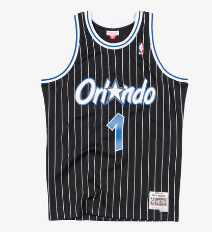 MNA-S39 (Mitchell & ness swingman jersey magic tmac 03-04 road black) 122498695