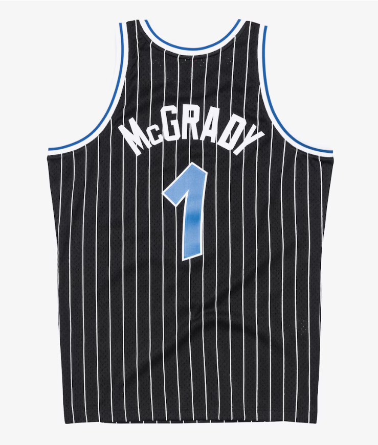 MNA-S39 (Mitchell & ness swingman jersey magic tmac 03-04 road black) 122498695