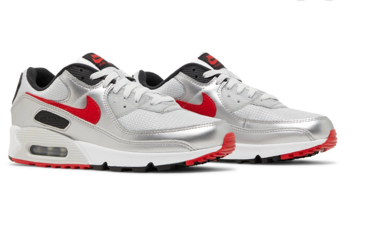 N-L138 (Nike air max 90 white/black/dark team red) 72497996