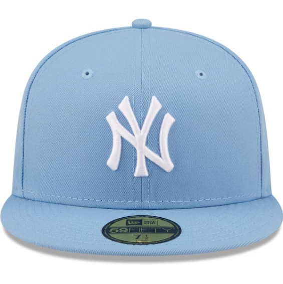 NEC-N71 (New era 5950 99 world series new york yankees sky fitted hat) 12693970