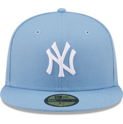 NEC-N71 (New era 5950 99 world series new york yankees sky fitted hat) 12693970