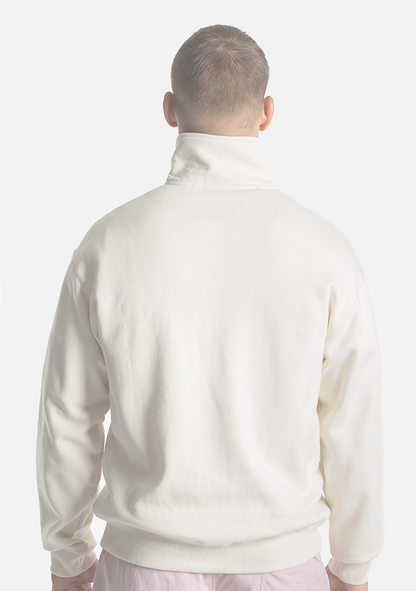 NTA-Z15 (Nautica relaxed fit navigate 1/4 zip fleece sweatshirt oatmeal) 42697826