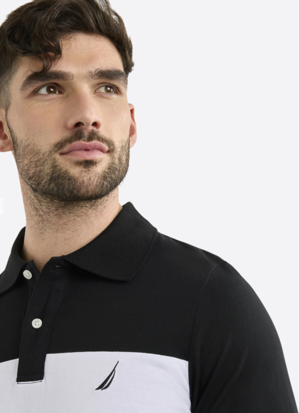 NTA-D16 (Nautica woodford big & tall polo shirt black) 42697391
