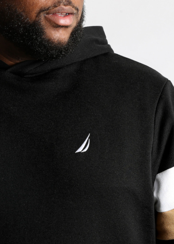 NTA-E16 (Nautica asterix big & tall overhead hoodie black) 42698261