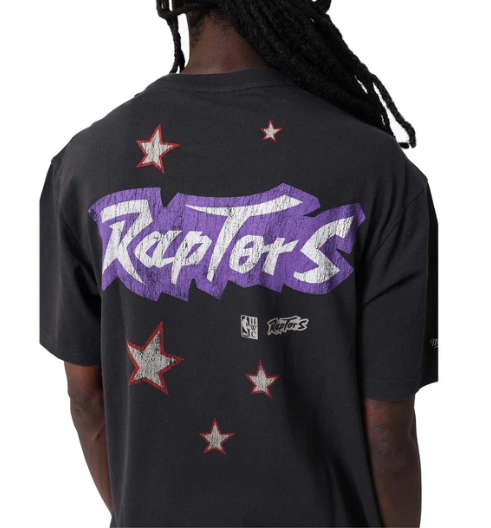 MNA-A51 (Mitchell & ness NBA dunk tee toronto raptors vince carter washed black) 42693043