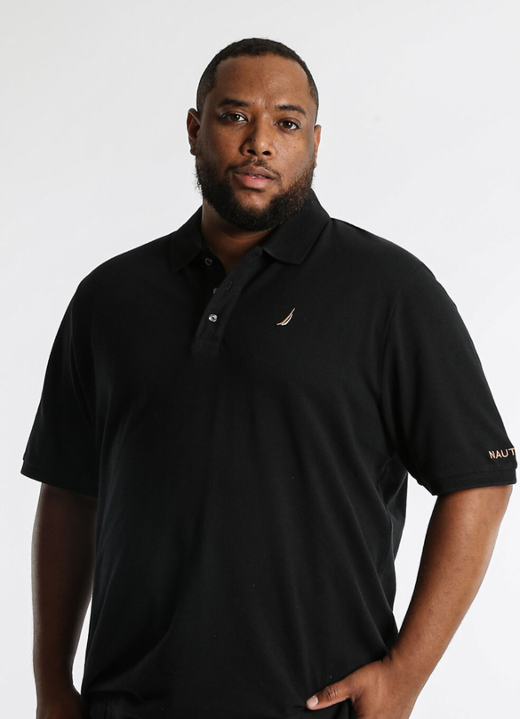NTA-D12 (Nautica shayaz big & tall polo t-shirt black) 22594565