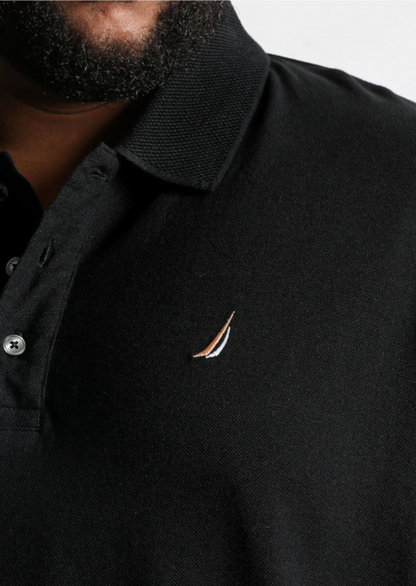 NTA-D12 (Nautica shayaz big & tall polo t-shirt black) 22594565