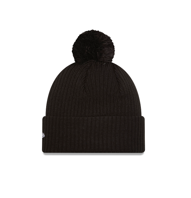 NEC-M73 (New era leagues icon anaheim ducks pom knit beanie in official team colours) 52692395