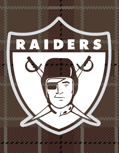 MNA-L51 (Mitchell & ness box fit hoodie raiders chocolate) 52698260
