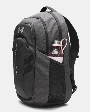 UAE-X14 (Under armour unisex hustle 6.0 pro back pack black/heather/metallic silver) 52696087
