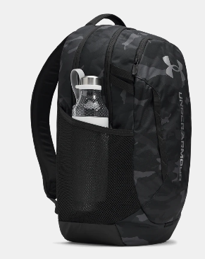 UAE-Y14 (Under armour unisex hustle 6.0 pro back pack black/metallic silver) 52693913