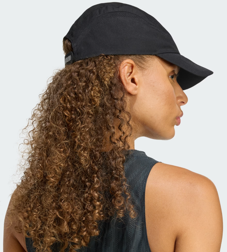 AA-Z31 (Adidas running x adizero lightweight climacool strap cap black/reflective osfm) 52692646