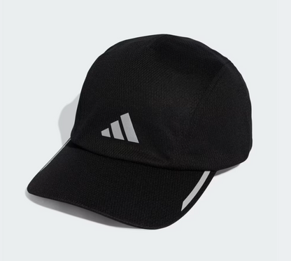 AA-A32 (Adidas running mesh 4 panel cap climacool strap cap osfm black/reflective silver) 52692167