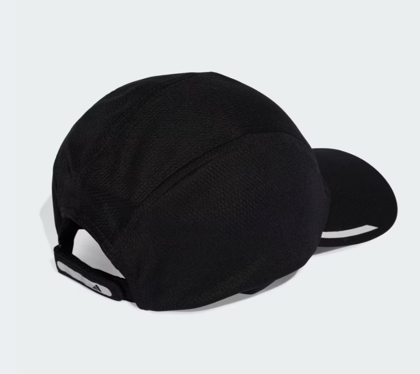 AA-A32 (Adidas running mesh 4 panel cap climacool strap cap osfm black/reflective silver) 52692167
