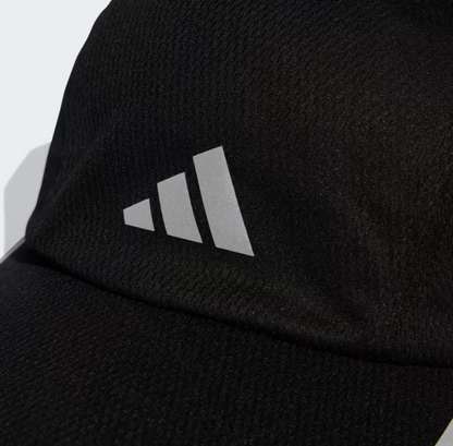 AA-A32 (Adidas running mesh 4 panel cap climacool strap cap osfm black/reflective silver) 52692167